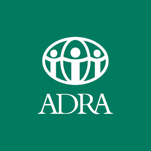 ADRA logo WHT vertical